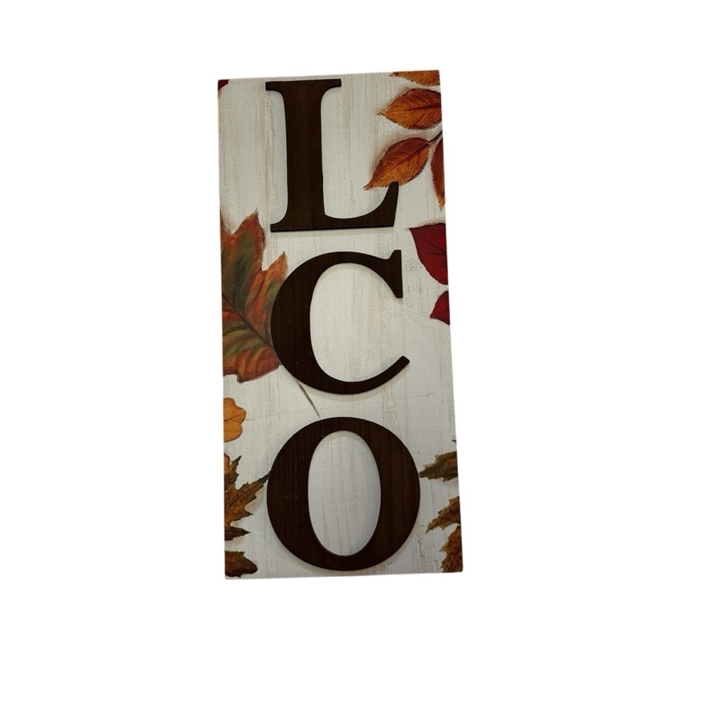 Autumn Welcome Sign with Fall Leaves Farmhouse Front Door
Harvest Decoration NEW - Picture 8 of 14